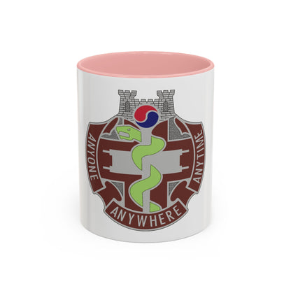 421 Medical Battalion (U.S. Army) Accent Coffee Mug
