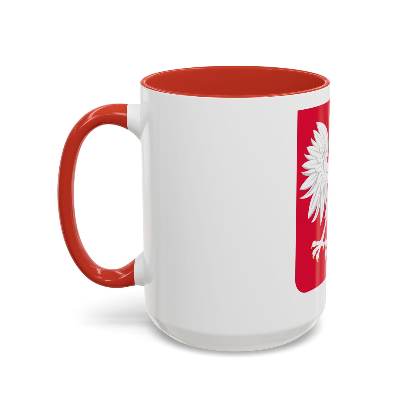 Coat of arms of Poland (1980-1990) - Accent Coffee Mug
