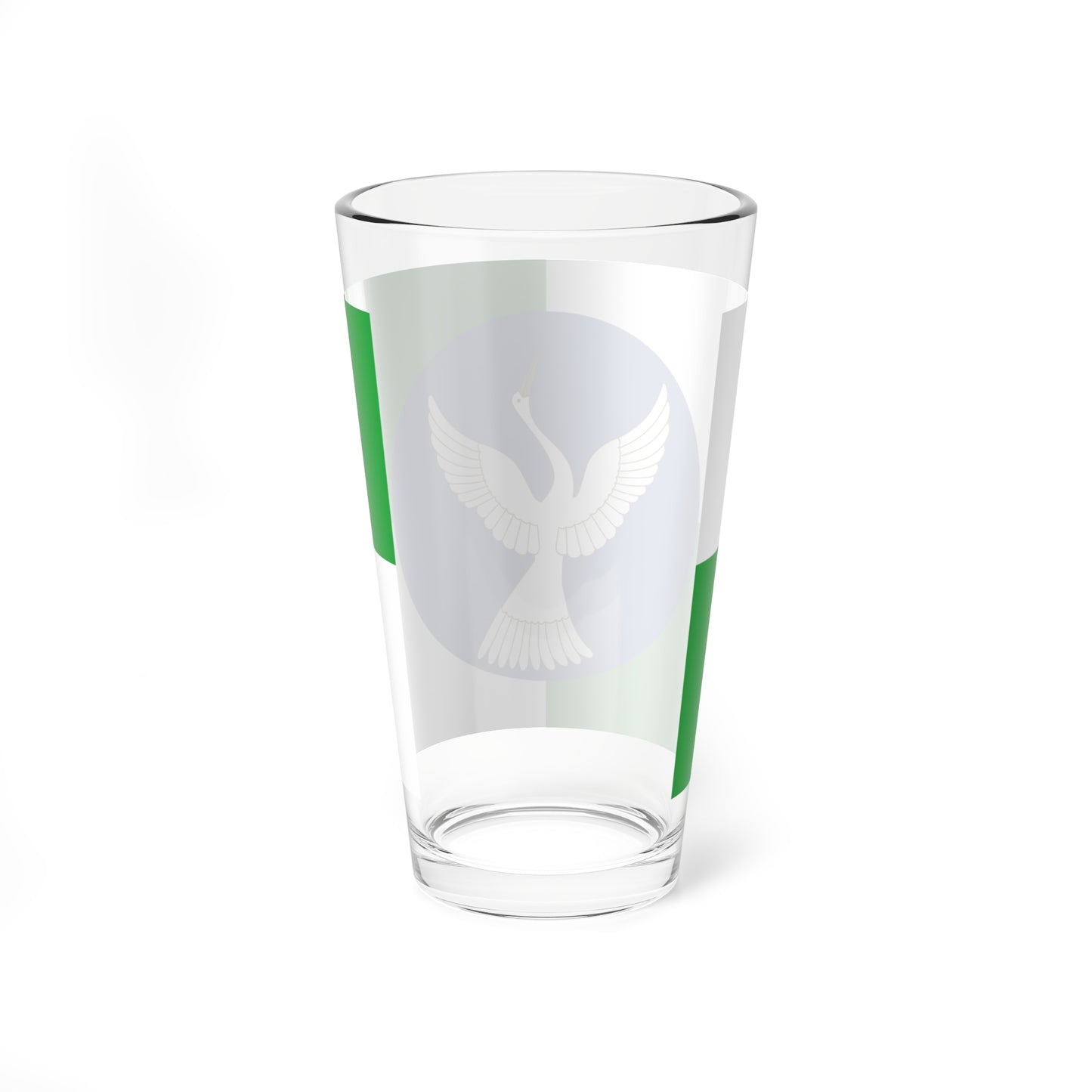 Flag of Zianchurinsky rayon (Russia) Pint Glass 16oz