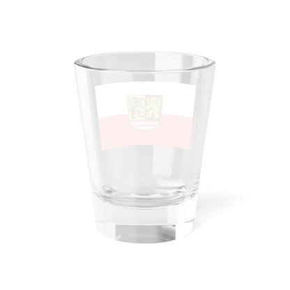 Flag of Saale Orla Kreis Germany - Shot Glass 1.5oz