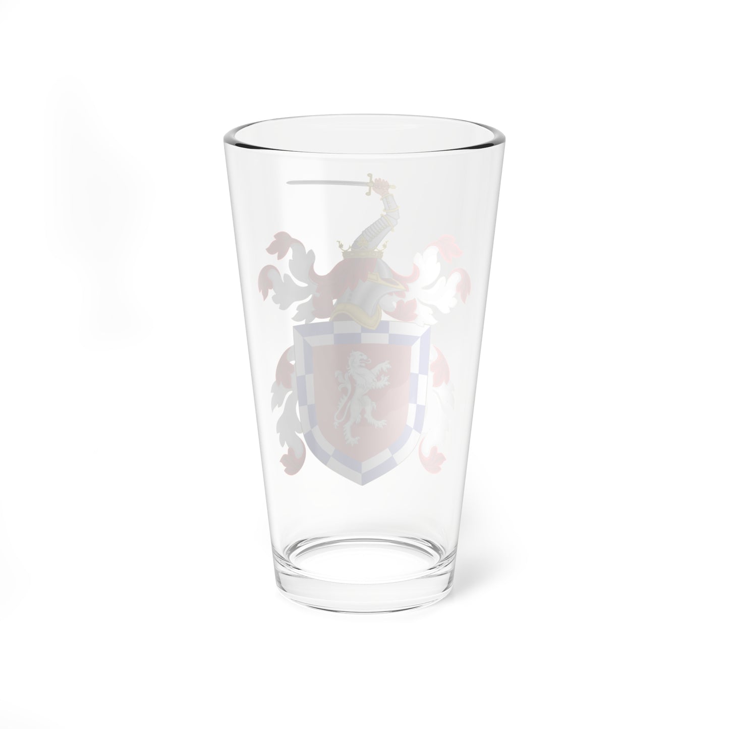 Coat of Arms of William A. A. Wallace (United States) (Coat of Arms) Pint Glass 16oz