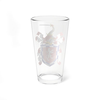 Coat of Arms of William A. A. Wallace (United States) (Coat of Arms) Pint Glass 16oz