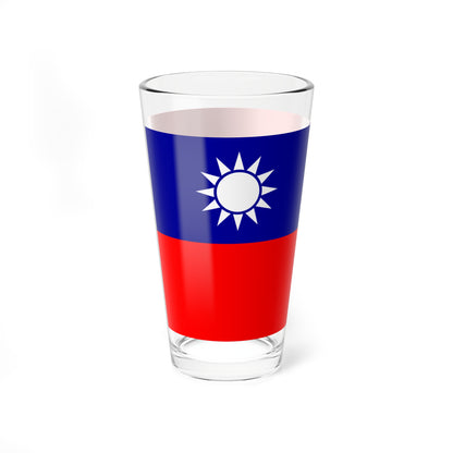 Flag of the Republic of China 1-2 (China) Pint Glass 16oz