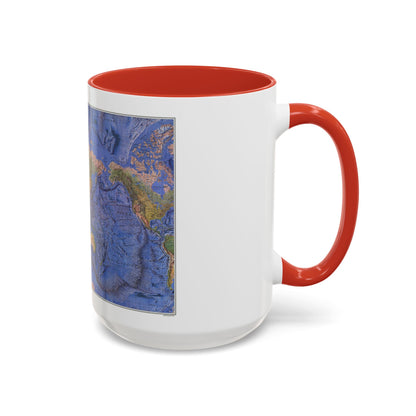 World Ocean Floor (1981) (Map) Accent Coffee Mug