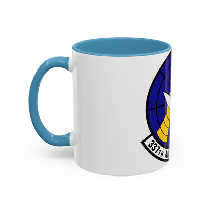 337 Air Control Squadron AETC (U.S. Air Force) Accent Coffee Mug