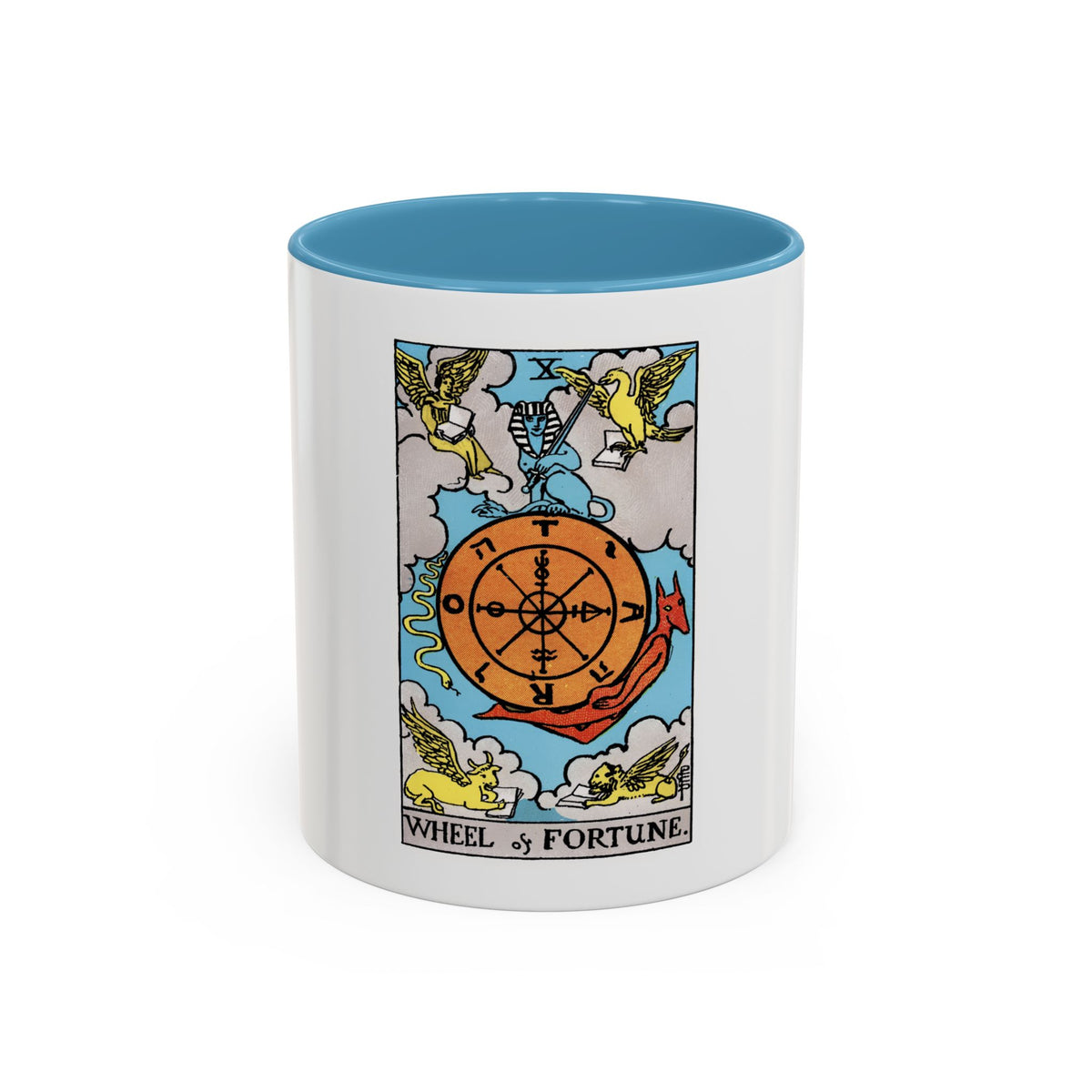 Wheel of Fortune (Tarot Card) Accent Coffee Mug
