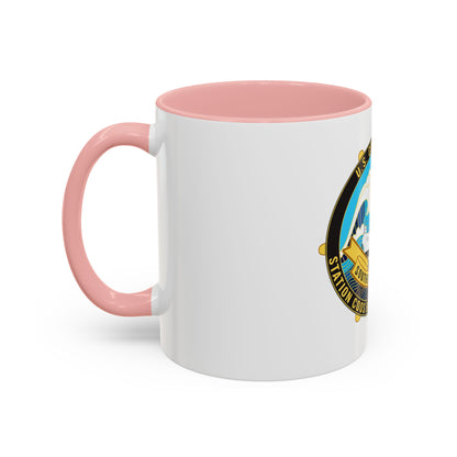 USCG Station Coos Bay (U.S. Coast Guard) Accent Coffee Mug