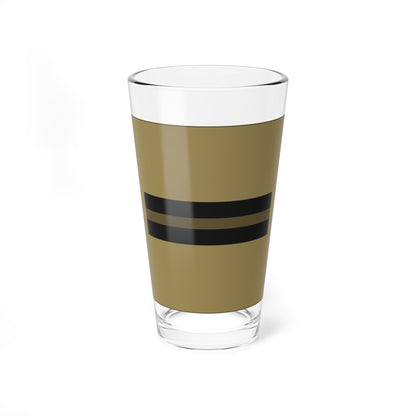 France Army OR 9a LowVis (Military Rank) Pint Glass 16oz