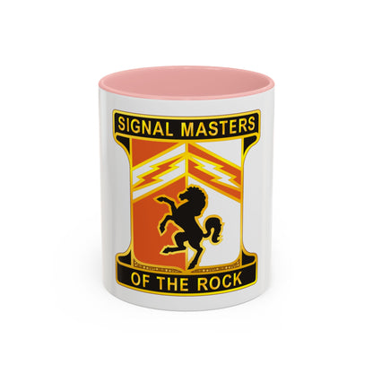 114 Signal Battalion (U.S. Army) Accent Coffee Mug