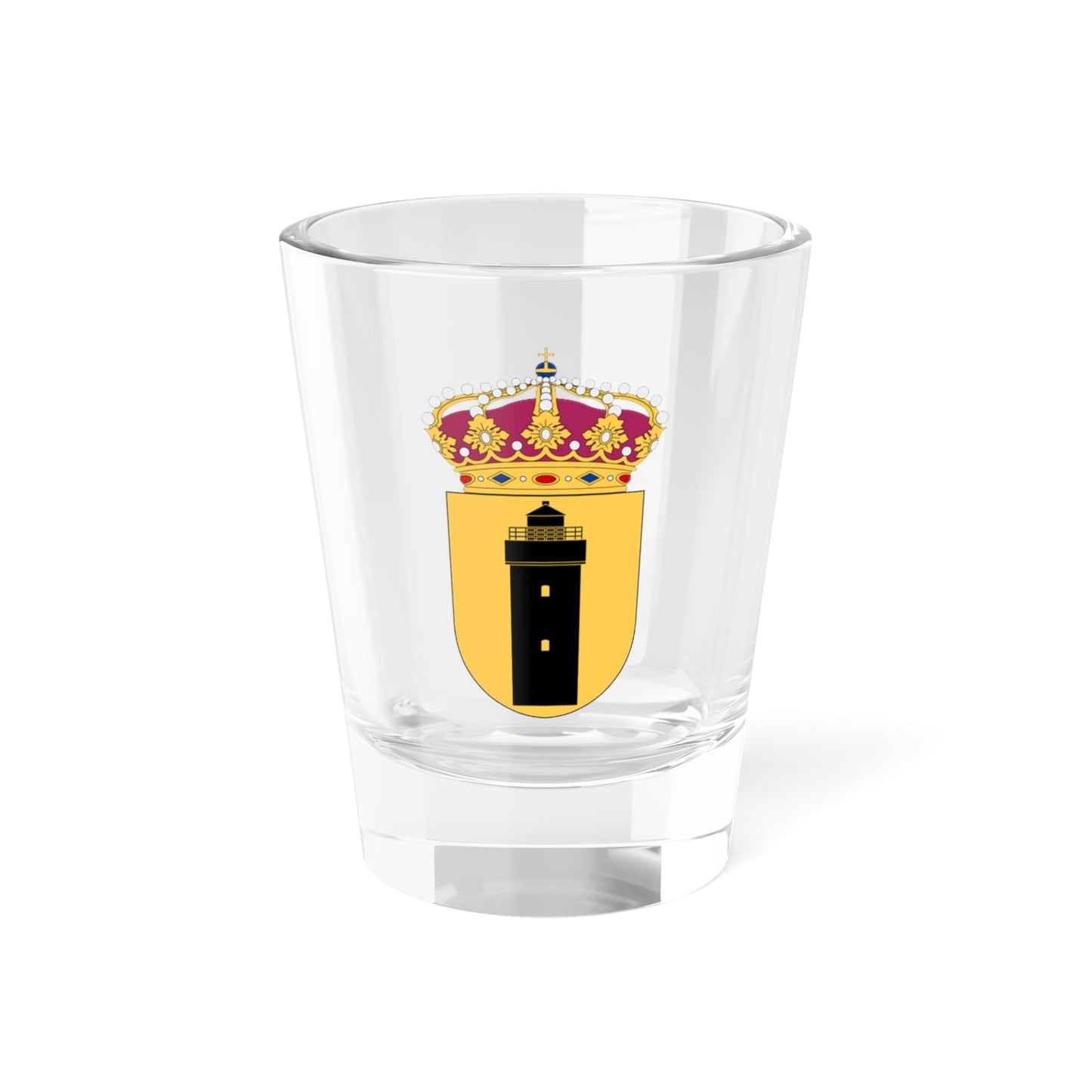 HMS Holmön vapen (Sweden) (Coat of Arms) Shot Glass 1.5oz