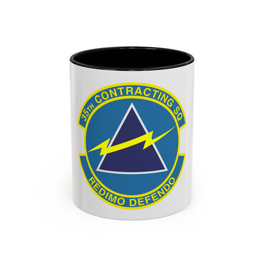 35th Contracting Squadron (U.S. Air Force) Accent Coffee Mug
