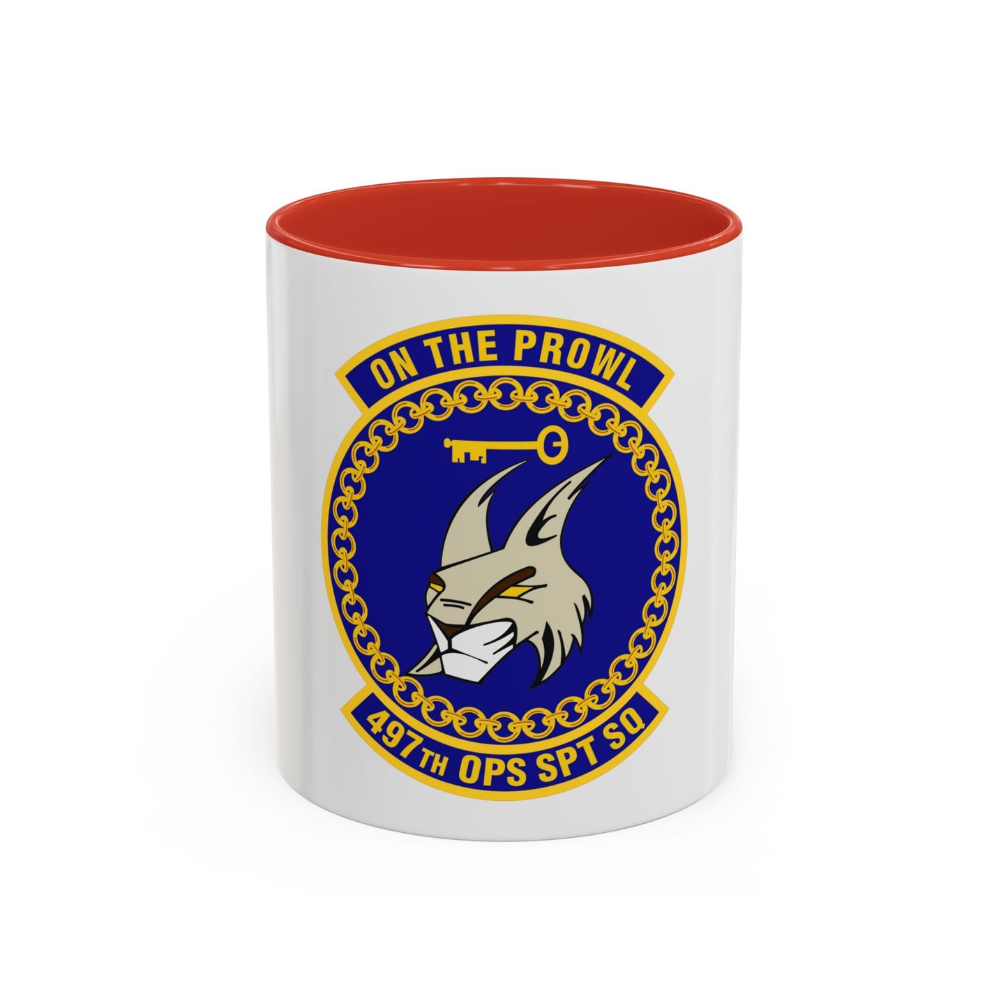 497 Operations Support Squadron ACC (U.S. Air Force) Accent Coffee Mug