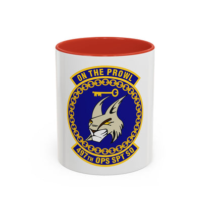 497 Operations Support Squadron ACC (U.S. Air Force) Accent Coffee Mug