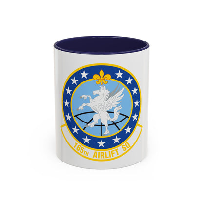 165 Airlift Squadron (U.S. Air Force) Accent Coffee Mug