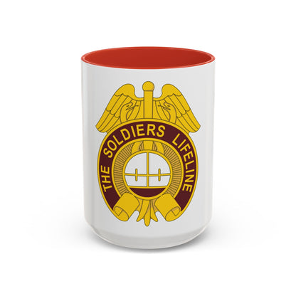 424 Medical Battalion (U.S. Army) Accent Coffee Mug