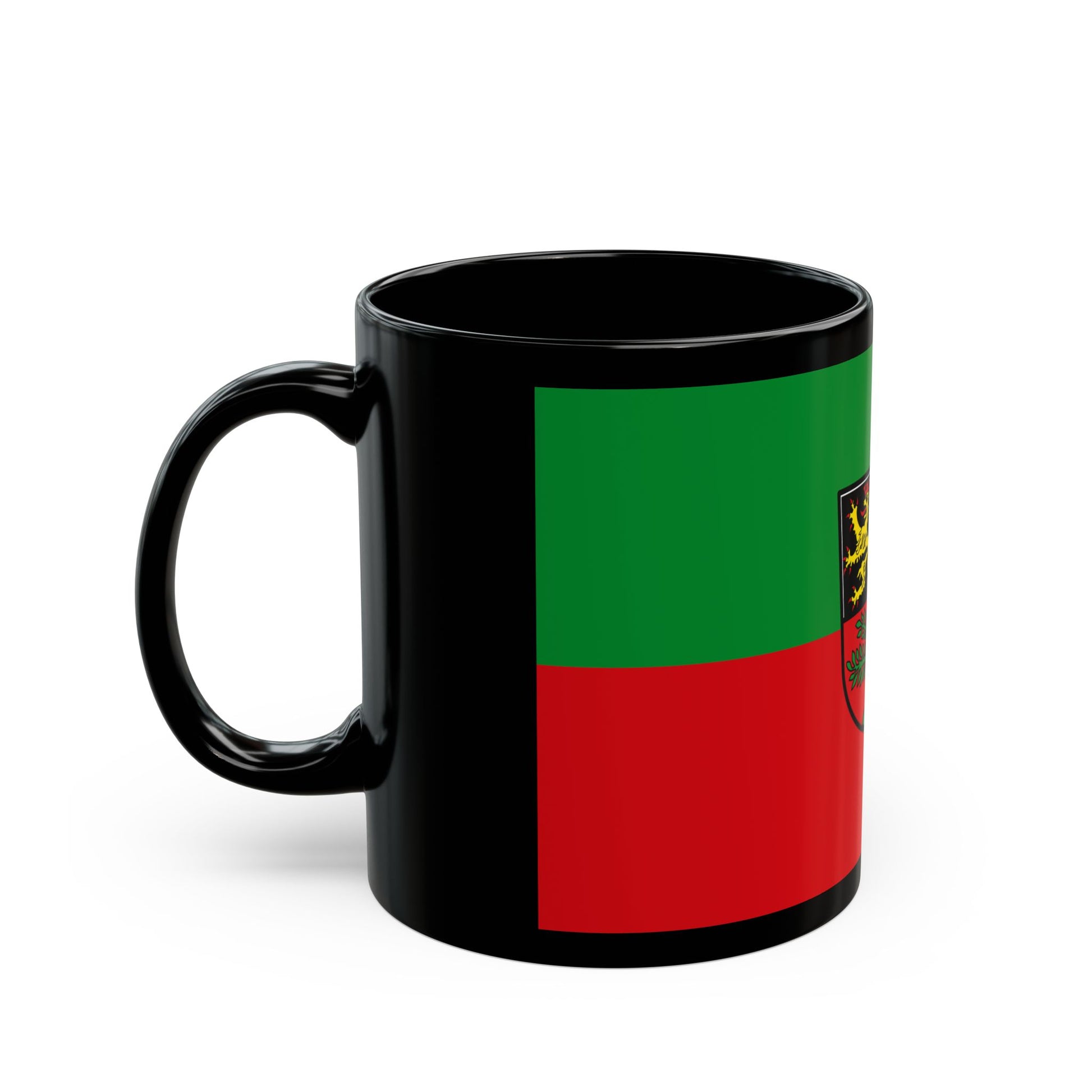 Flag of Weiden in der Oberpfalz Germany - Black Coffee Mug-Go Mug Yourself