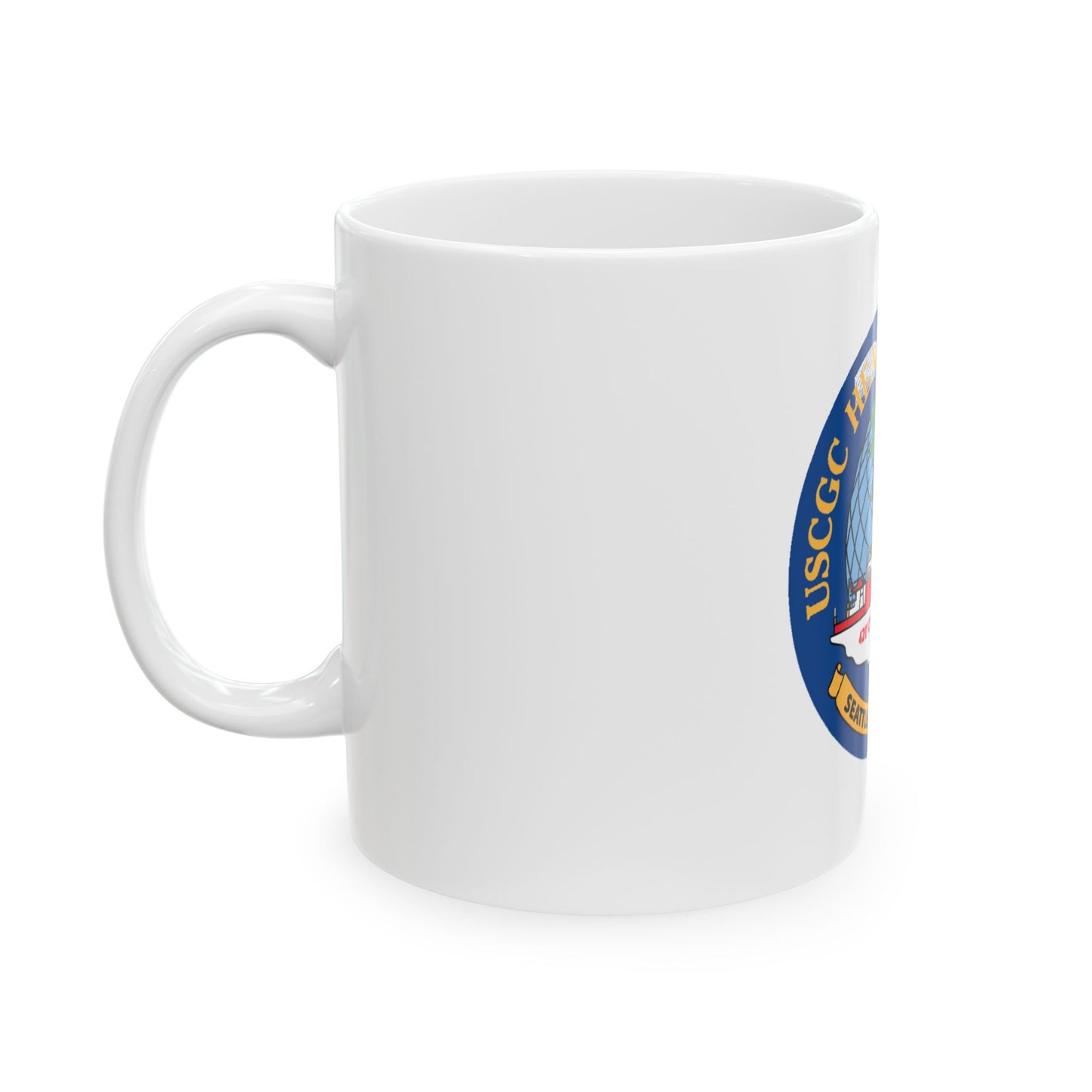 USCGC Healy WAGB 20 Seattle Wash (U.S. Coast Guard) White Coffee Mug