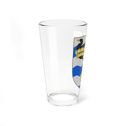 Shield of Liverpool John Moores University (United Kingdom) (Coat of Arms) Pint Glass 16oz