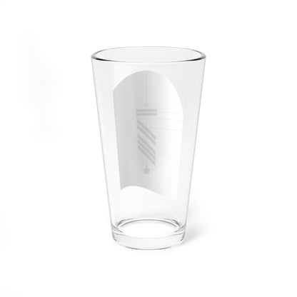 Vorlage Ärmelabzeichen Hemd weiß für Marine (Military Rank) Pint Glass 16oz