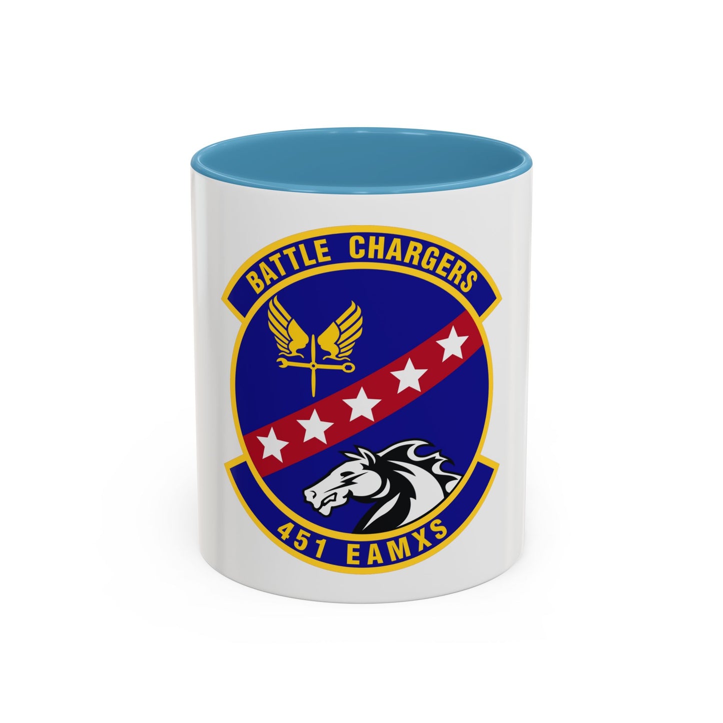 451st Expeditionary Aircraft Maintenance Squadron (U.S. Air Force) Accent Coffee Mug