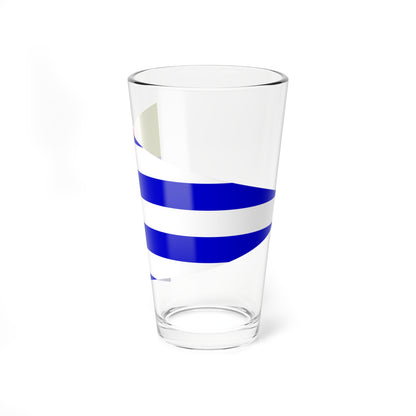 Flag of societe nautique de geneve (Switzerland) Pint Glass 16oz