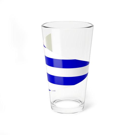 Flag of societe nautique de geneve (Switzerland) Pint Glass 16oz