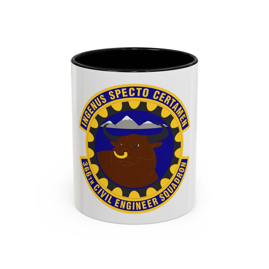 366 Civil Engineer Squadron ACC (U.S. Air Force) Accent Coffee Mug