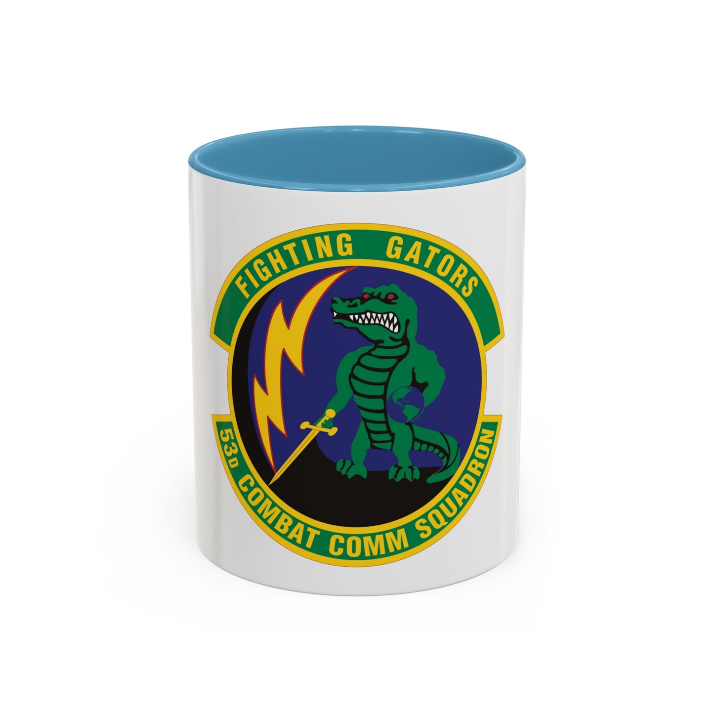 53d Combat Communications Squadron (U.S. Air Force) Accent Coffee Mug