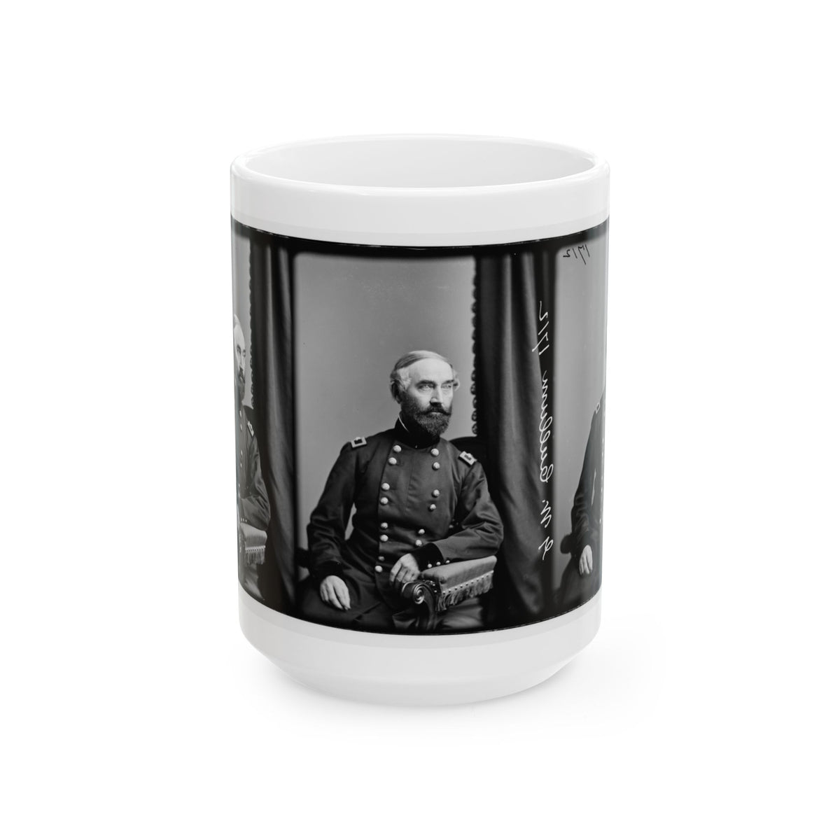 Brig. Gen. G.W. Cullum Was Appointed Chief Of Staff To General Henry W. Halleck (U.S. Civil War) White Coffee Mug