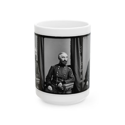 Brig. Gen. G.W. Cullum Was Appointed Chief Of Staff To General Henry W. Halleck (U.S. Civil War) White Coffee Mug