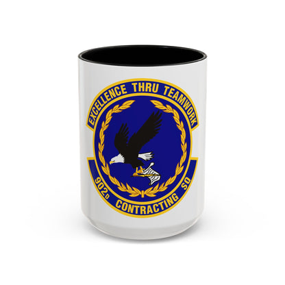 902d Contracting Squadron (U.S. Air Force) Accent Coffee Mug