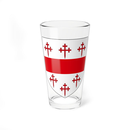 Earl of Craven COA (England) (Coat of Arms) Pint Glass 16oz