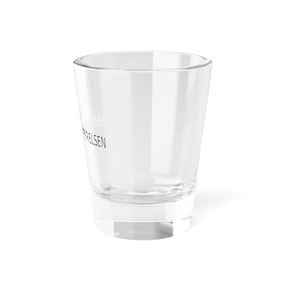 Logo for Emergency Management Agency (Denmark) (Coat of Arms) Shot Glass 1.5oz