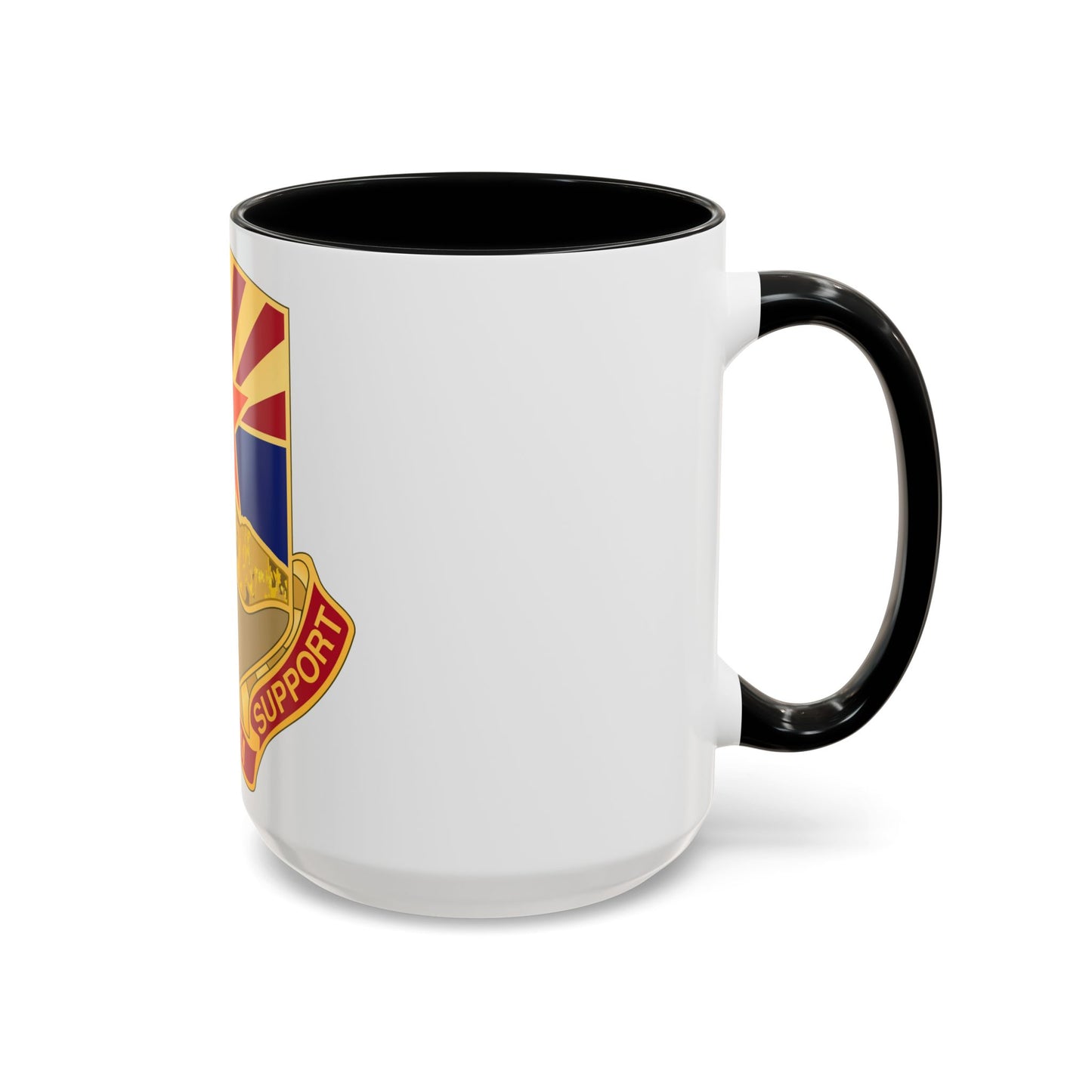 Tasse à café décorative du groupe de soutien régional 198 (armée américaine)