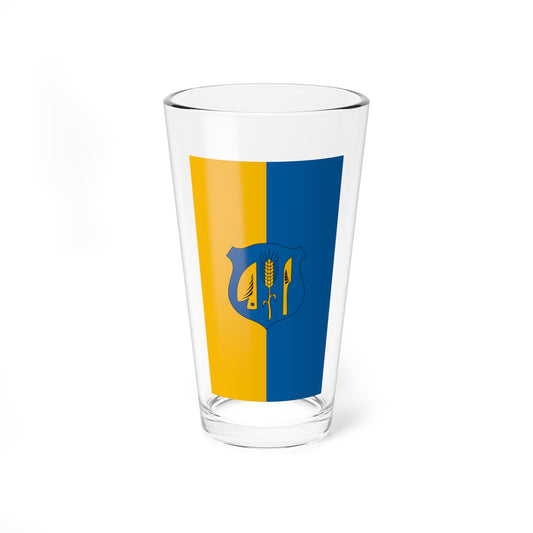Flag of Cak (Hungary) Pint Glass 16oz