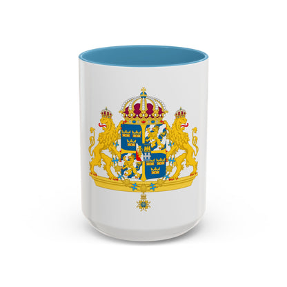 Great coat of arms of Sweden 2 - Accent Coffee Mug