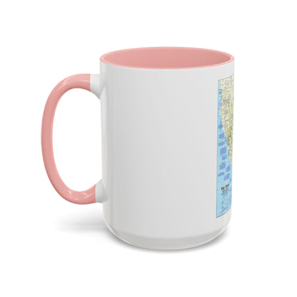 USA - Far West 1 (1984) (Map) Accent Coffee Mug