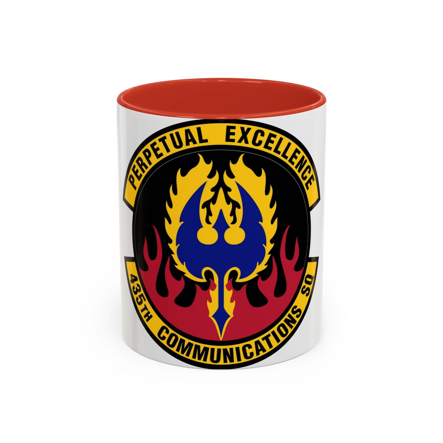 435th Communications Squadron (U.S. Air Force) Accent Coffee Mug