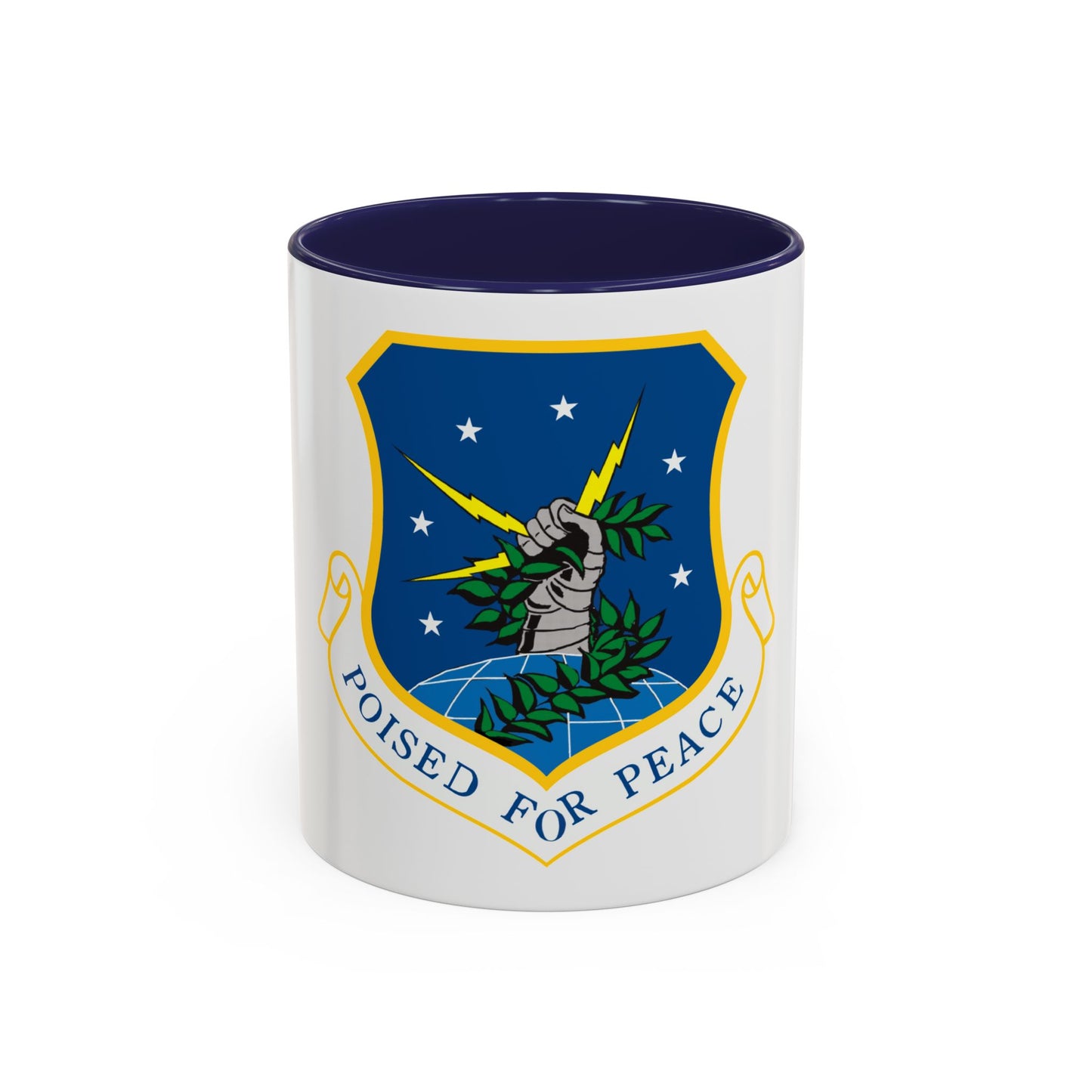 91st Space Wing (U.S. Air Force) Accent Coffee Mug