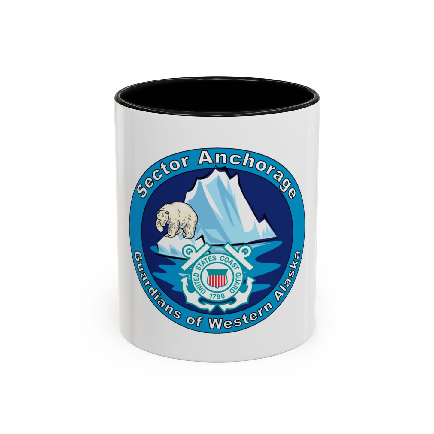USCG Sector Anchorage (U.S. Coast Guard) Accent Coffee Mug