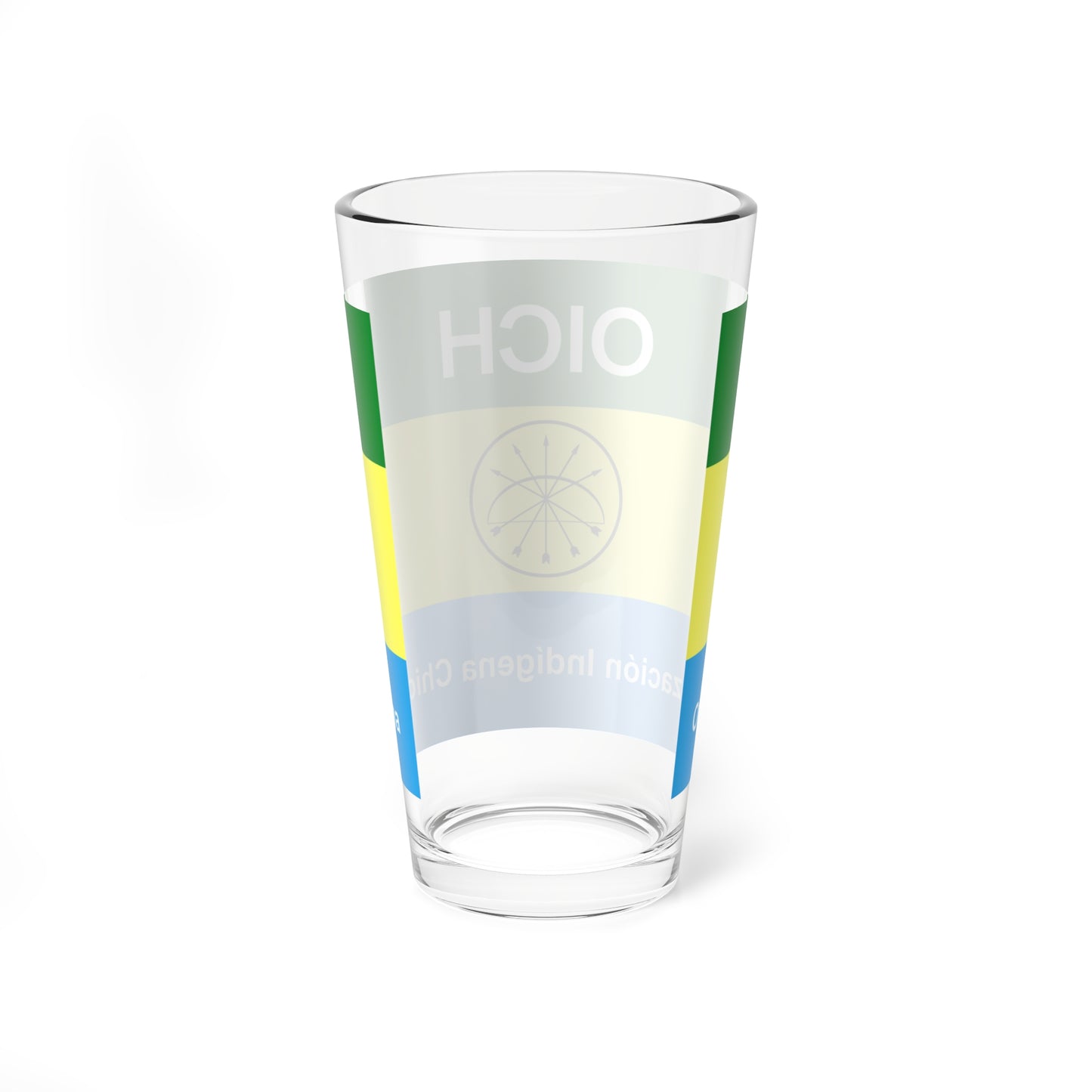 Organización Indígena Chiquitana flag 1 (Bolivia) Pint Glass 16oz