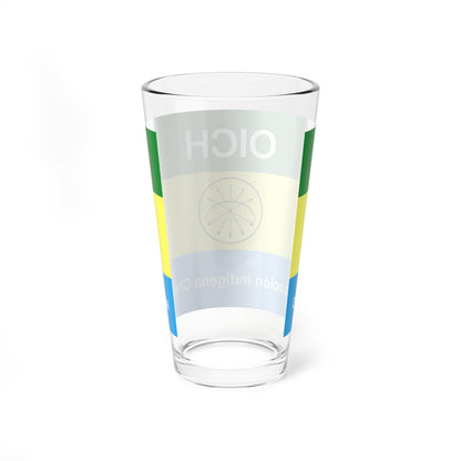 Organización Indígena Chiquitana flag 1 (Bolivia) Pint Glass 16oz