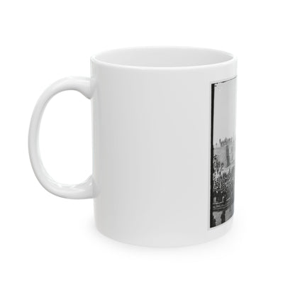 Charleston, S.C. Crowd Inside Fort Sumter; Another View (U.S. Civil War) White Coffee Mug