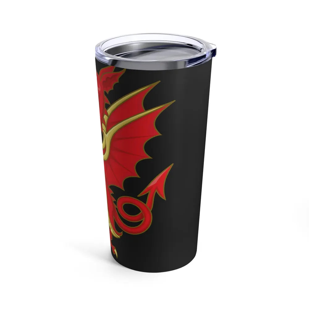 Tudor Dragon Badge - Tumbler 20oz-Go Mug Yourself