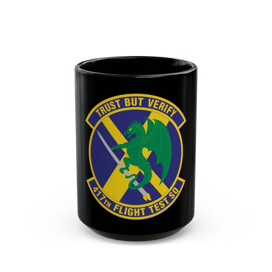 417th Flight Test Squadron (U.S. Air Force) Black Coffee Mug-15oz-Go Mug Yourself