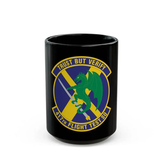 417th Flight Test Squadron (U.S. Air Force) Black Coffee Mug 15oz - Go Mug Yourself