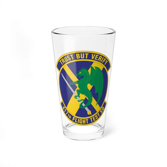 417th Flight Test Squadron (U.S. Air Force) Pint Glass 16oz 16oz - Go Mug Yourself