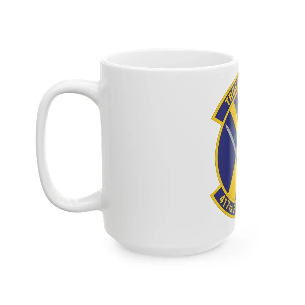 417th Flight Test Squadron (U.S. Air Force) White Coffee Mug - Go Mug Yourself