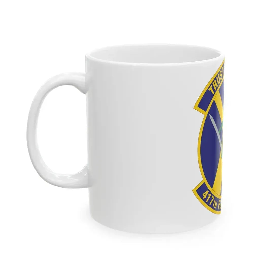 417th Flight Test Squadron (U.S. Air Force) White Coffee Mug - Go Mug Yourself