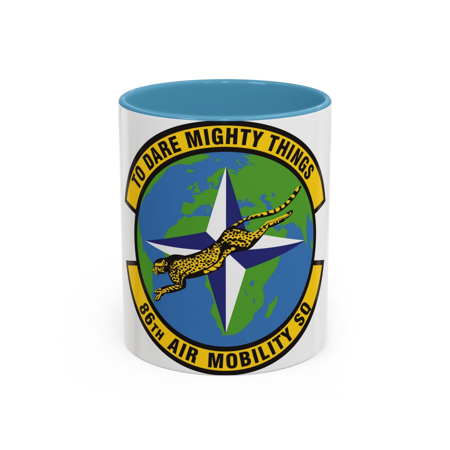 86th Air Mobility Squadron (U.S. Air Force) Accent Coffee Mug